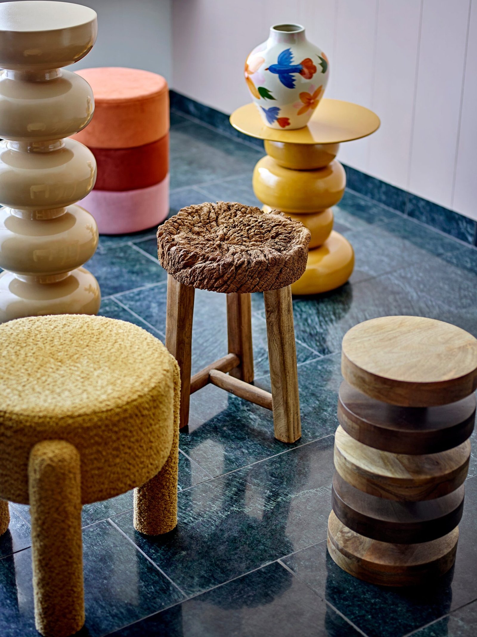 Bilbao Pouf, Orange - Image 4