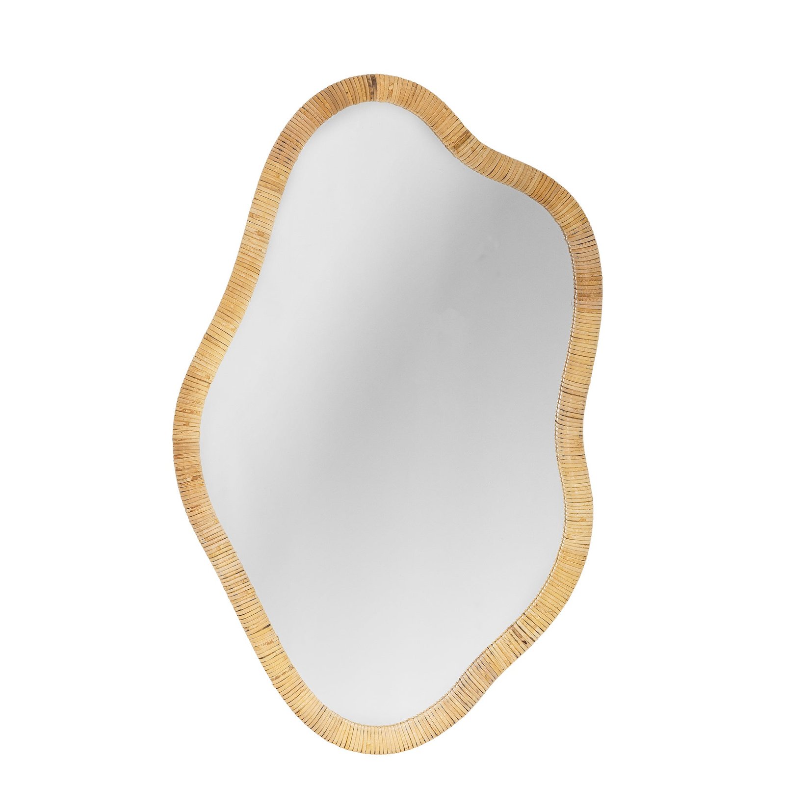 Ashlie Wall Mirror, Nature, Rattan