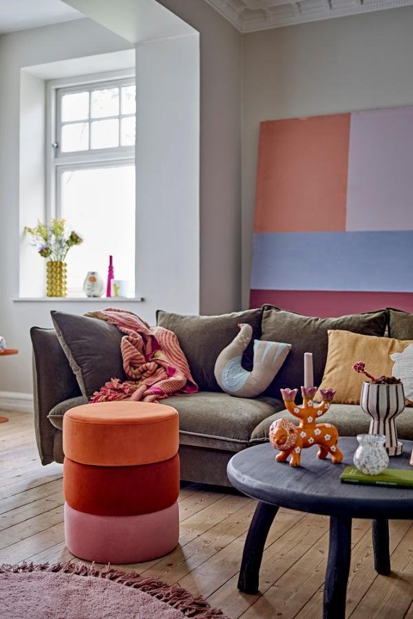 Bilbao Pouf, Orange - Image 3